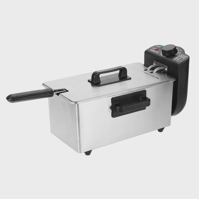 2000W Electric Deep Fryer 3L Commercial Chicken Frying fries Frying Machine with Detachable Basket