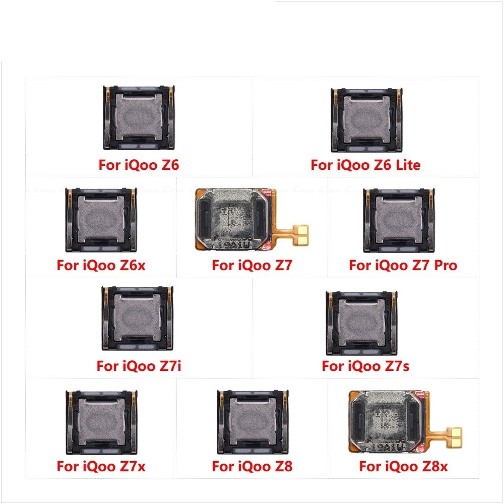 Top Ear Speaker Receiver Earpieces Flex Cable Parts สําหรับ Vivo iQoo Z6 Lite Z6x Z7 Pro Z7i Z7s Z7x