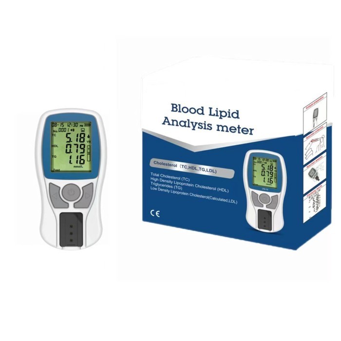 3 in 1 Lipid Meter Cholesterol Triglycerides Hdl Ldl Chol/hdl Ratio Testing Meter Lipid Profile Met