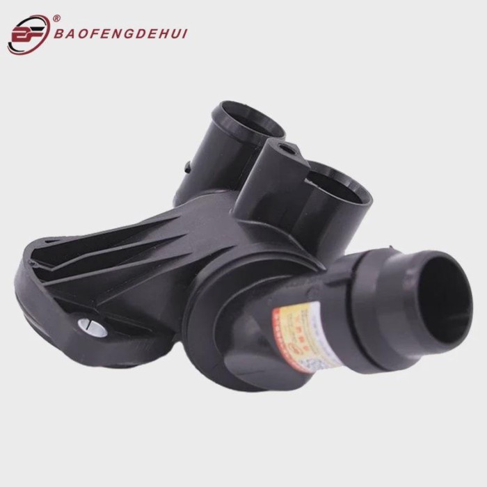 Auto Thermostats Engine Cooling Housing Kit For Audi C6 2.0T A4 A4Q A6 A6Q AA4C For Seat Exeo 06D12