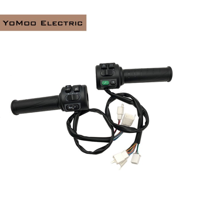 T08 Hall Type 48v 60v 72v With Three Speed Parking Reverse Horn Comb Function Twist Throttle For El