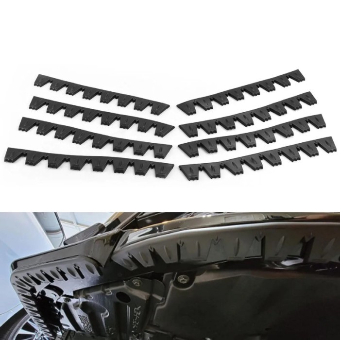 Car Front Bumper Bottom Anti-Scratch Strip Scrape Guard Skid Plate Bumper Protection Anti collision