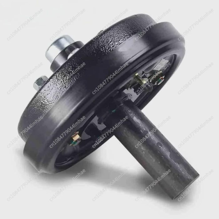 Trailer Electric Brake Hydraulic Brake Drum, 1.5-2 Ton 5/6 Hole Wheel Hub Axle Short Axle Axle Axle