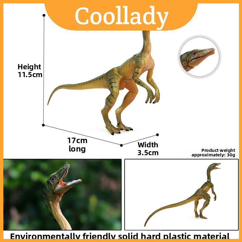 Eoraptor Compsoganhus และ Lunensis ไดโนเสาร์พลาสติกจําลองพร้อมการเคลื่อนไหวการทํางานสําหรับเด็กการเร
