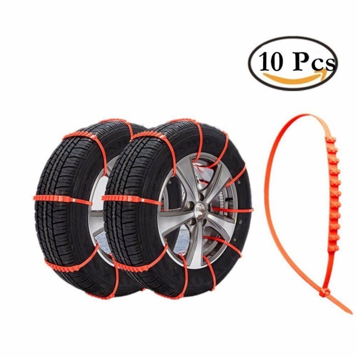 PA Snow Chains For 175-295mm Car Winter Tire Wheels Snow Tire Anti-skid Chains Wheel Tyre Cable Bel