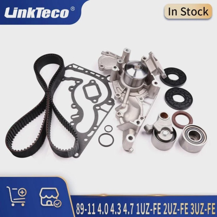 Engine Parts Timing Belt Kit & Water Pump 89-11 4.0 4.3 4.7 L 1UZ-FE 2UZ-FE 3UZ-FE For LEXUS LX470