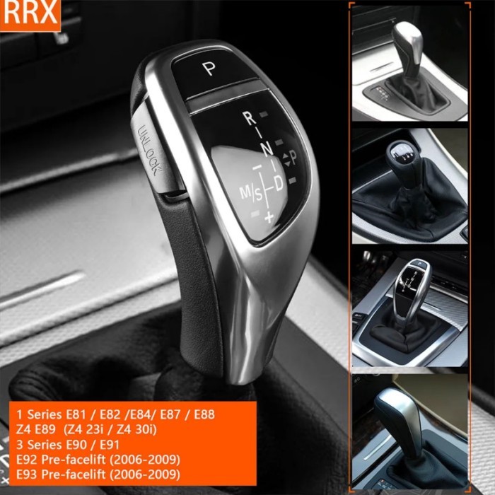 For BMW 1 Series E81 E82 E84 E87 E88 For BMW 3 Series Replacement LED Gear Shift Knob Set Modificat