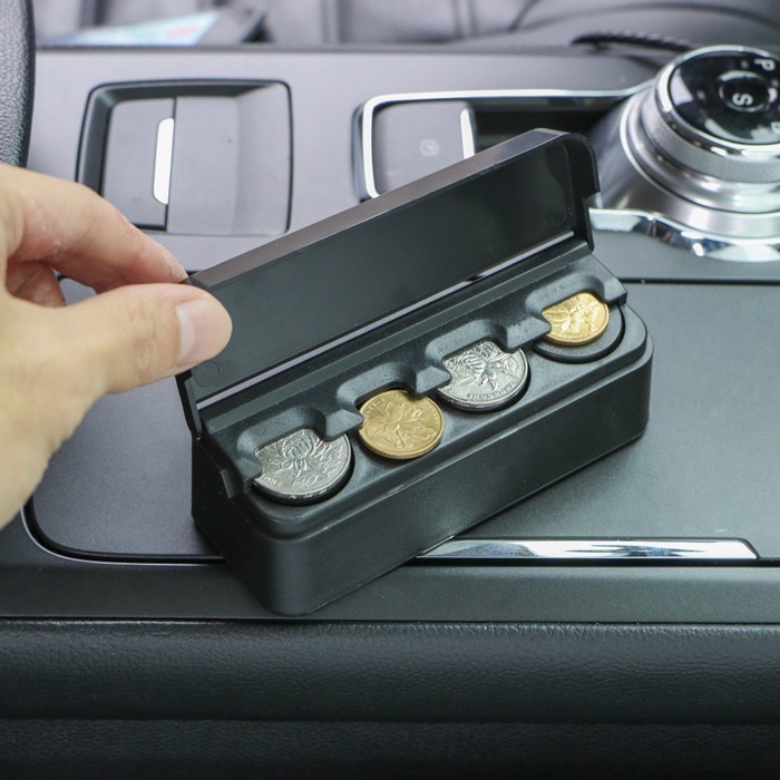 Car Coin Case Storage Box Holder Container for Bmw E46 E39 Audi A3 A6 C5 A4 B6 Mercedes W203 W211 M