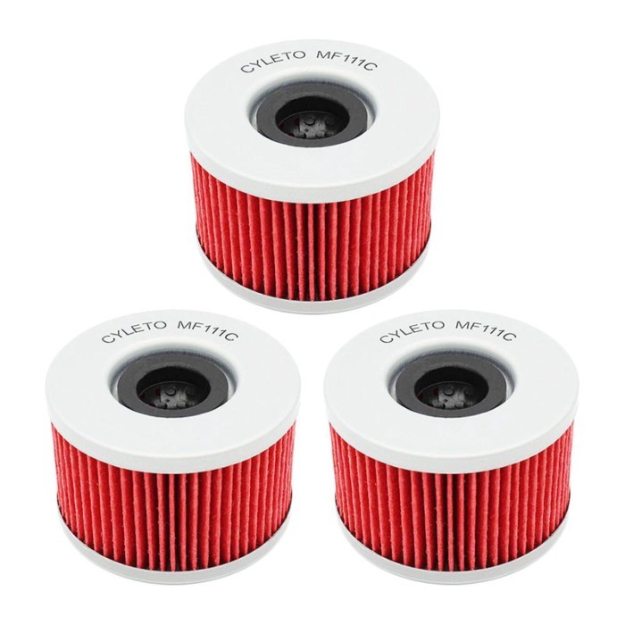 1/2/3pcs Cyleto Oil Filter For Honda CBX400F CBX550 CBX 550 GL500 GL500I Silver Wing GL 500 Interst