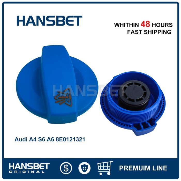 Coolant Expansion Tank Radiator Cap Fit Audi A4 4E 4F A6 S6 8E B7 S8 8E0121321 HANSBET