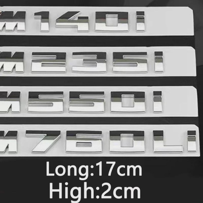 1Pcs Car rear emblem M540Li M550i M435i M425i M450i M535i M435d M425d M450d M535d M550d 4colors fit