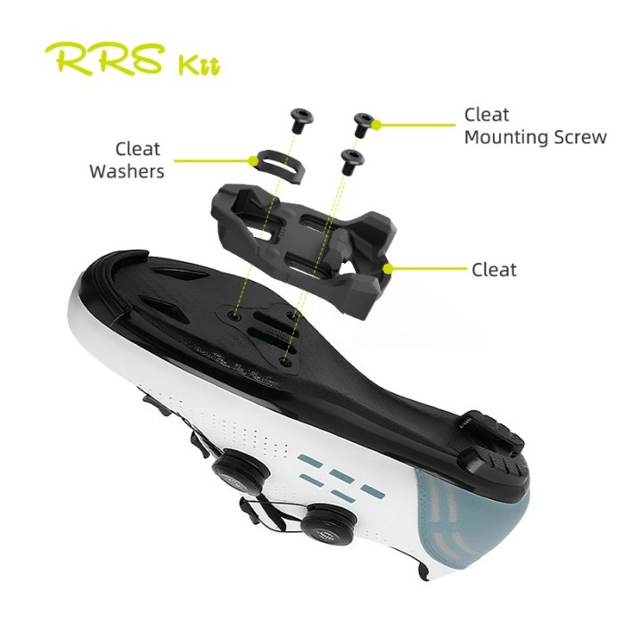 RRSKIT Road Bike Self-Locking Pedal Cleats,Compatible For Time /Xpresso /Xpro /lclic Mountain Bike