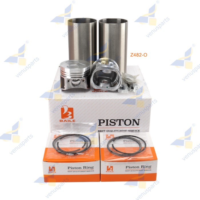 For Kubota Z482 Z482-O Overhaul Rebuild Kit Piston With Ring Cylinder Liner Set Engine Parts 16851-