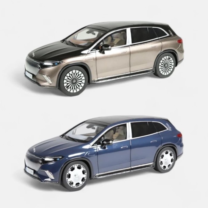 NZG 1: 18 Benz Original MB EQS McBach#新能源纯电SUV五开合金汽车模型