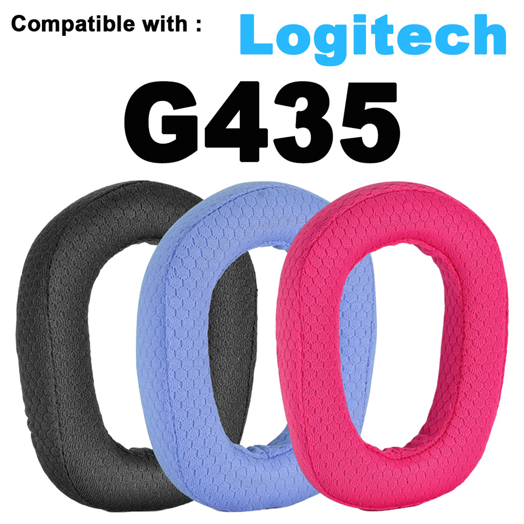 เหมาะสําหรับ Logitech G435 เปลี่ยนหูฟังฟองน้ํา earflap แผ่นรองหูฟัง