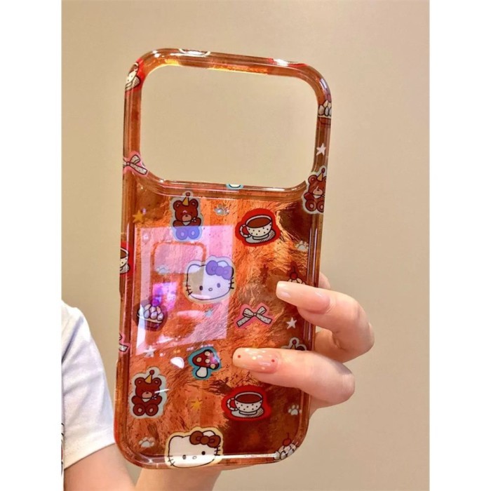 ขนม KT Cat เหมาะสําหรับ iPhone17promax เคสโทรศัพท์ Apple 16pro 15/14/13