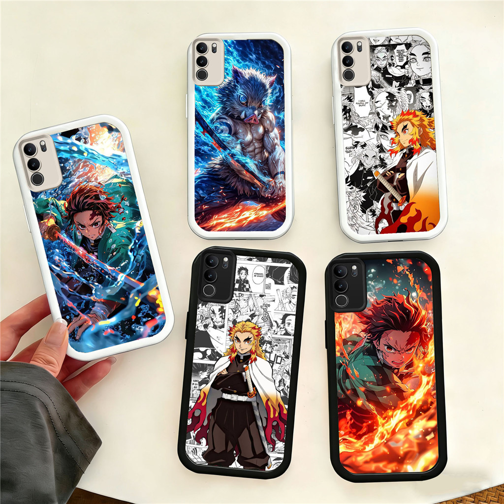 WB38 Demon SlayerปลอกสําหรับHpชุบVIVO Y15 Y100 V40 Y12s Y03t V9 V30 Y02a Y02 Y03 Y12 Y11s Y02t Liteว