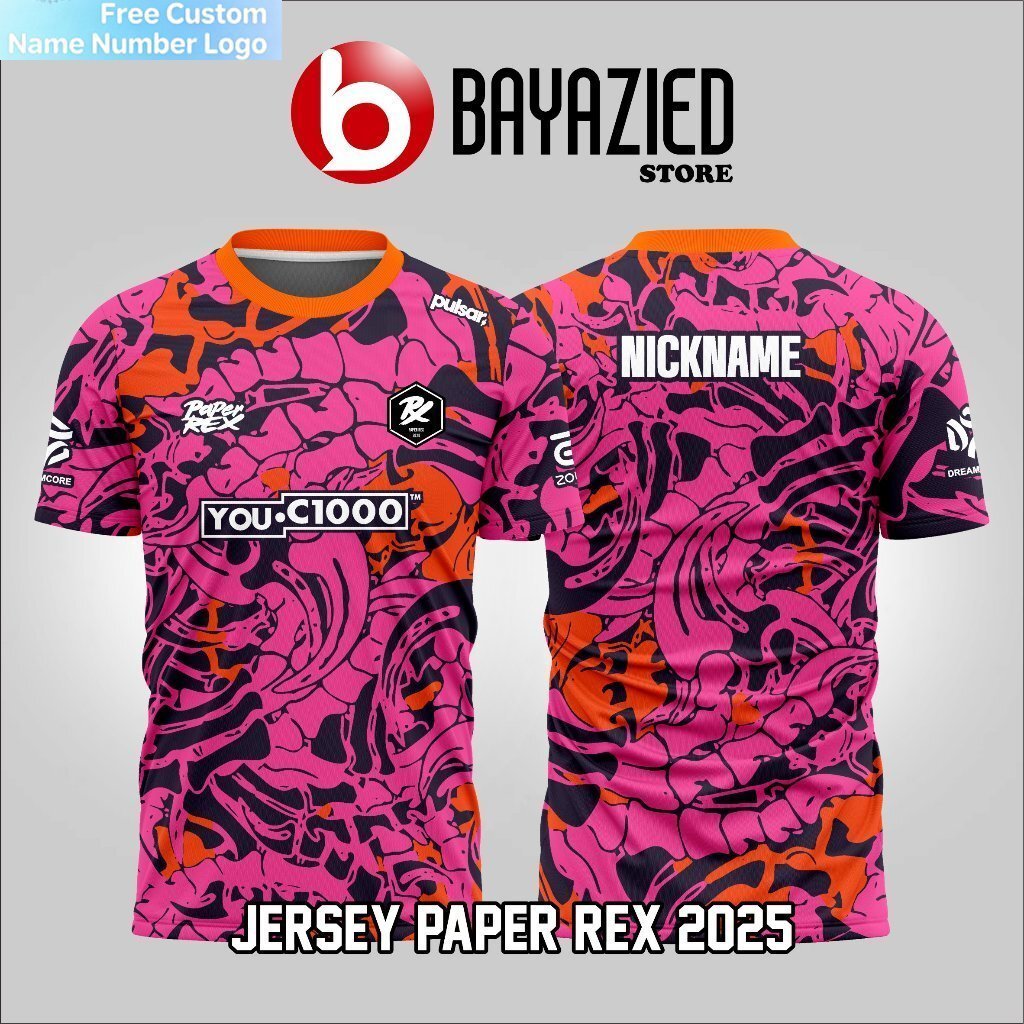 PRX Jersey Paper Rex เสื้อแข่งเกมล่าสุด 2026
