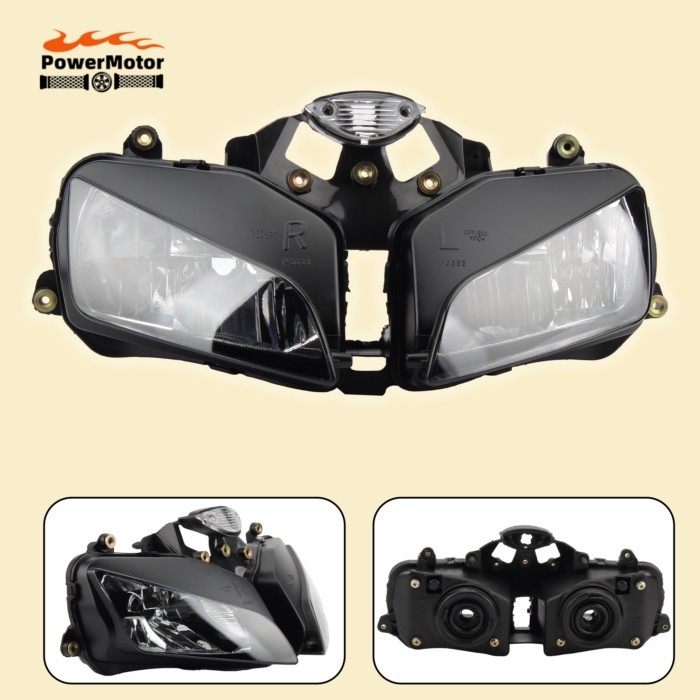 Dirt Bike Front Head Light Assembly For Honda F5 CBR600RR CBR 600 RR Motocross Headlamp Fairing End