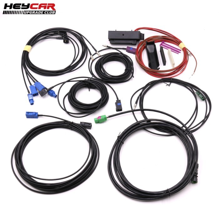 360 Environment Rear Viewer Camera Harness Cable Wire For VW New Touareg Audi A6 C8 Q8 Cayenne 9Y0