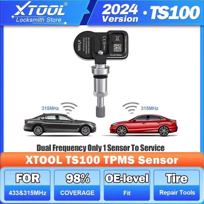XTOOL TS100 Sensor 433 315MHZ TPMS Sensor Tire Repair Tools TPMS Scanner Pressure Monitor Tester Pr