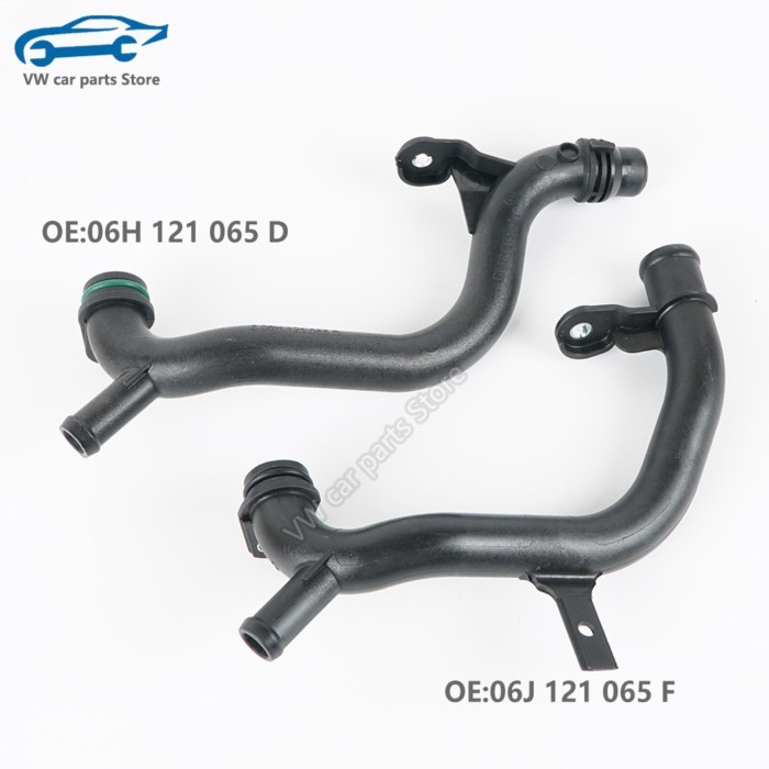 06J121065F Bakelite Cooling Water Hose Pipe For EA888 Audi A3 Q3 Q5 A4 A5 A6 VW Beetle Passat B7 CC