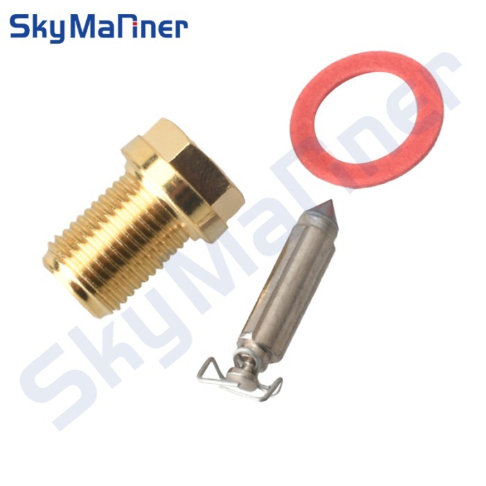 6F5-14390-20 Carburetor Float Needle Valve Assembly For Yamaha Outboard Motor E40G E40J 40J 6F5-143