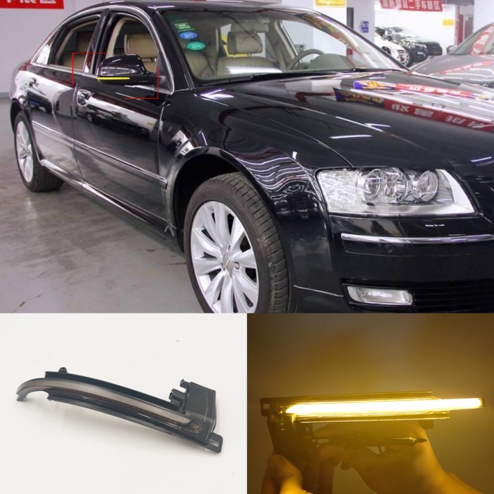 For Audi A4 A5 S5 A3 8P B8 B8.5 RS3 RS4 RS5 Dynamic LED Turn Signal Light Sequential Mirror Indicat