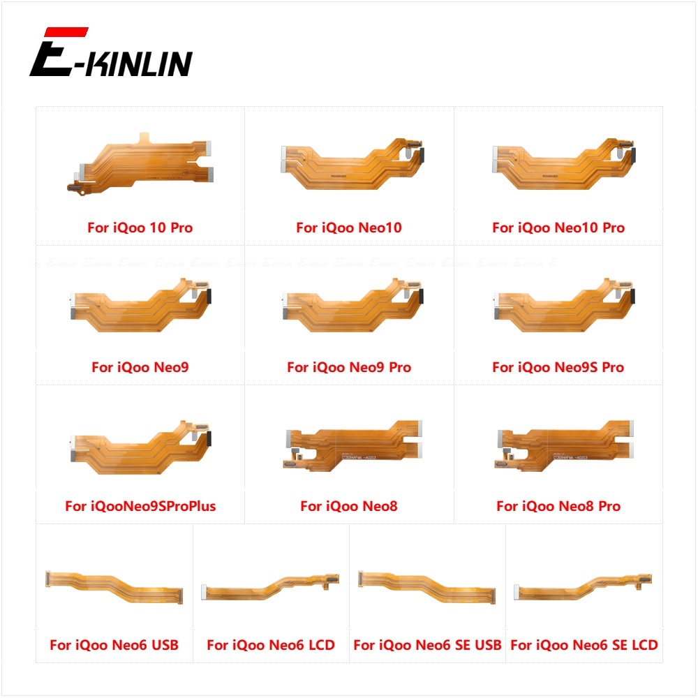 Lcd หลักเมนบอร์ดการเชื่อมต่อ Flex สําหรับ Vivo iQoo 10 Neo10 Neo9 Neo9S Neo8 Neo6 SE Pro Plus อะไหล่