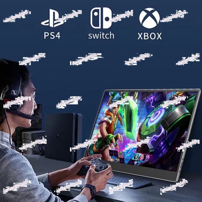 Portable display 15.6-inch HD display external mobile phone computer Switch/PS4 computer secondary