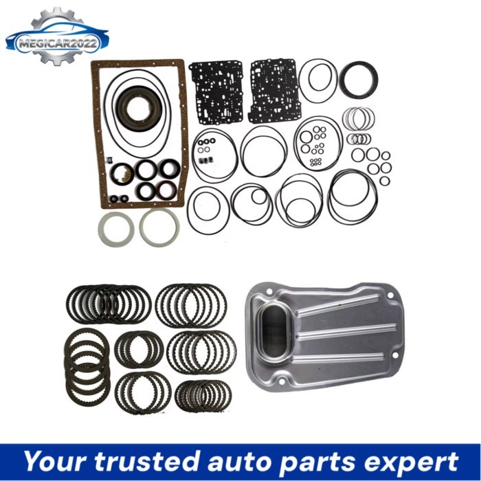 A750E A750F TB-50LS Master Rebuild Kit For 2003-UP Filter Piston Friction Plates ESCUDO GX 470 LX 4