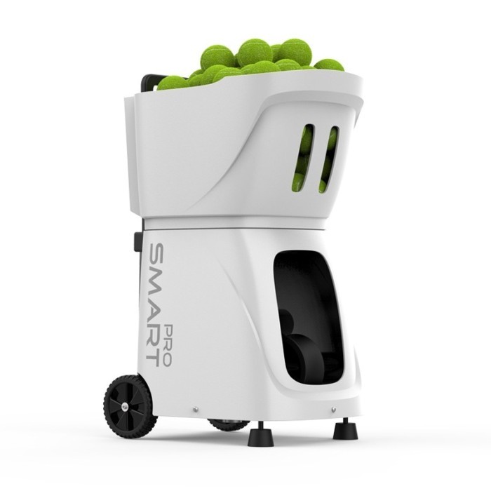 Smart Tennis Ball Machine 20-120KM/H 100+Balls with 5-45° Adjustable Angle & APP Control for Solo/G