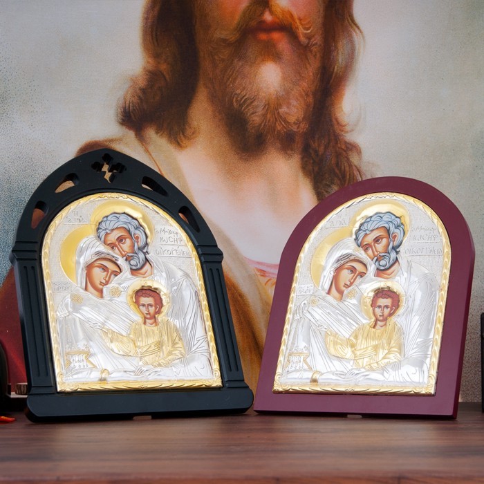 HT Virgin Mary Icon Whole Family Jesus Church Utensils Religious Catholic Orthodox Decoration Chris