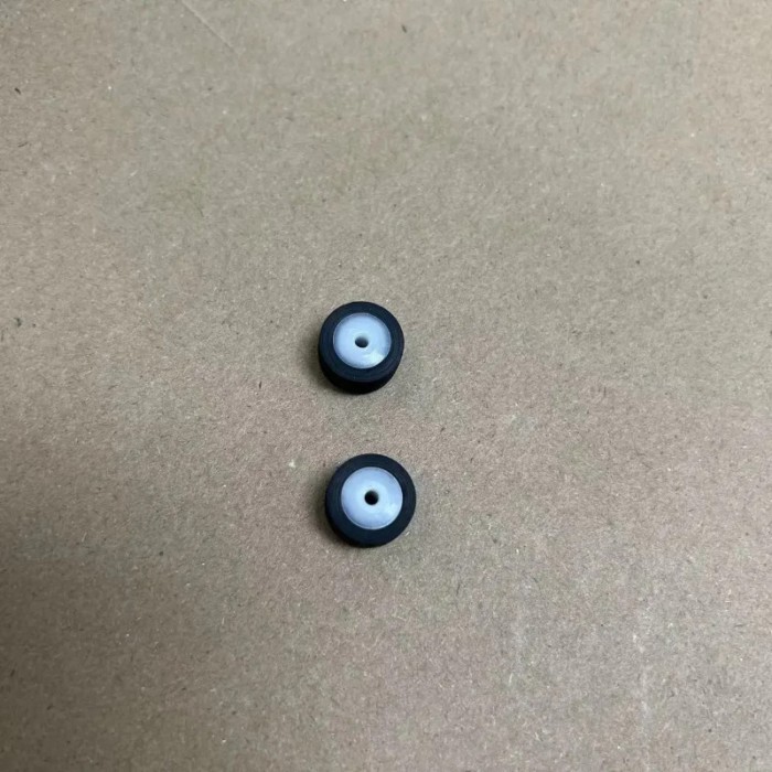 2pcs Stereo Pinch Roller Cassette Deck Pinch Roller Audio Press Belt Pulley Audio Tape Recorder 13m