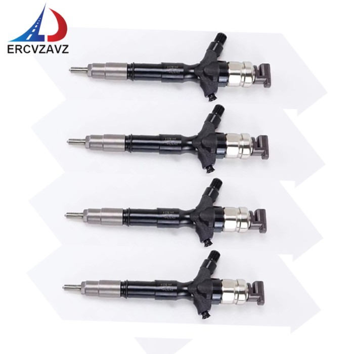 4pcs 1KD 2KD Engine Fuel Injector set 095000-5920, 095000-5440, 095000-5930 For Toyota Hilux 1KD-FT