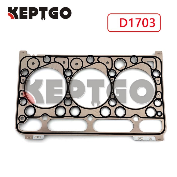 1PC New D1703 Steel Head Gasket For Kubota D1703