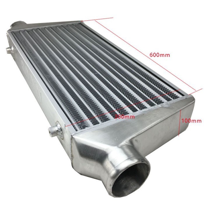 600*300*100mm Universal Turbo Intercooler bar&plate OD=76mm Front Mount intercooler