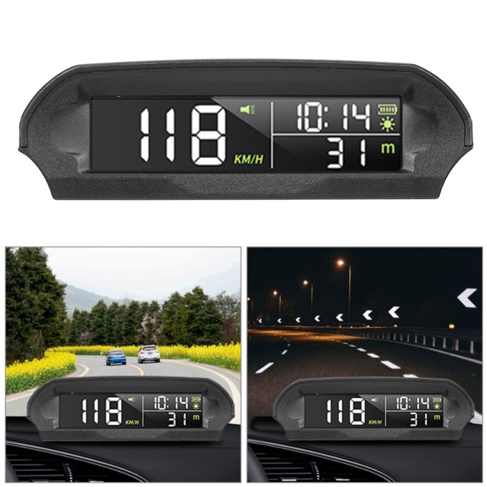 Display Digital OBD2 HUD Car Wireless HUD with Solar Charged Universal Car Head Up Display Car Head