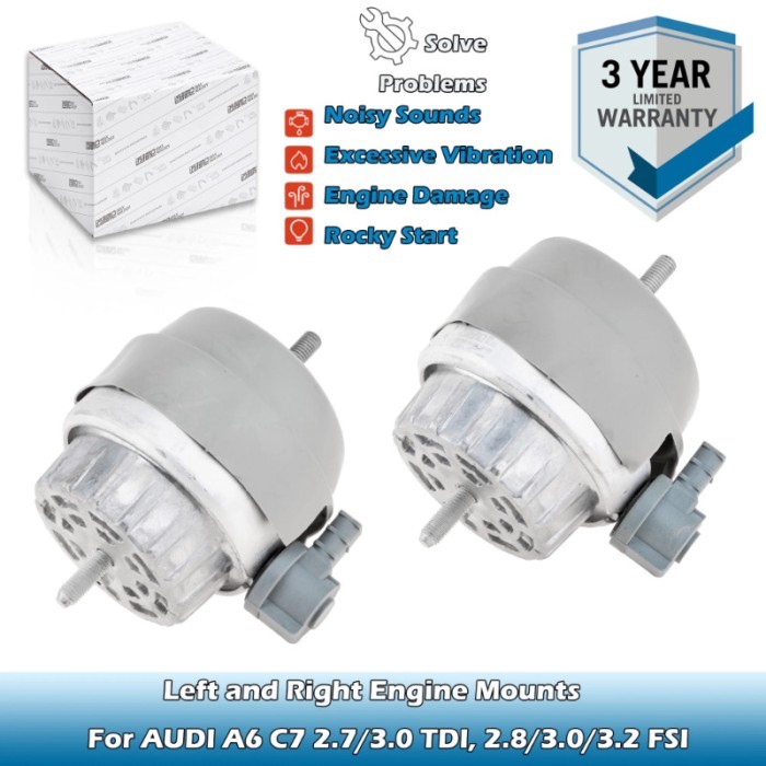 Left and Right Engine Mounts 4F0199379BH,4F0199379D,4F0199382BL,4F0199382D For AUDI A6 C7 2.7/3.0 T