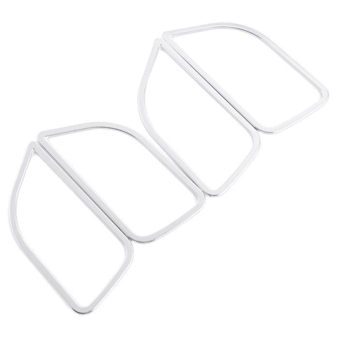 4PCS For KIA RIO K2 2011 2012 2013 ABS Chrome trim door handle cover interior decoration ring stick