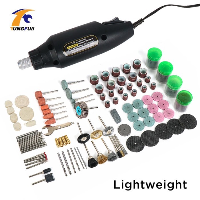 Tungfull Mini Electric Drill Accessories Nail Shaping Tools Carving Bit Set Power Drill Set  polish