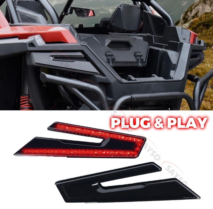 RZR PRO LED Tail Lights, Smoked Black LED Taillights Rear Lamps for Polaris RZR PRO XP/XP4 2020 202