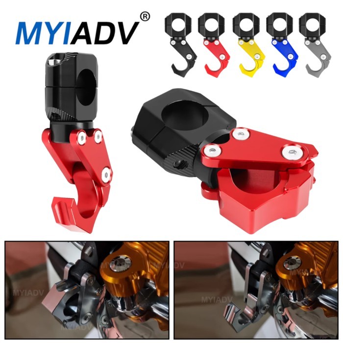 22MM-30MM Motorcycle Luggage Hook For Honda PCX 160 125 150 ADV125 ADV160 Universal Helmet Hook Bag