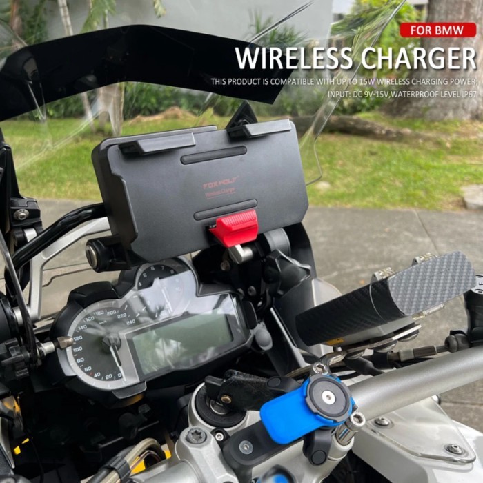For BMW R1250GS ADV Wireless Charge Mobile Phone Navigation Bracket R 1250 GS R1250 GS Motorcycle W