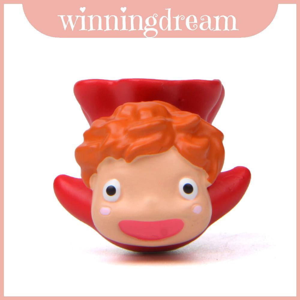 การ์ตูน Ponyo Goldfish มินิตุ๊กตาเครื่องประดับตกแต่งบ้านสําหรับ