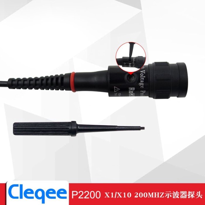 Oscilloscope Probe ใหม่มาตรฐานยุโรป P2200 200MHzX1 X10 Oscilloscope Probe Probe