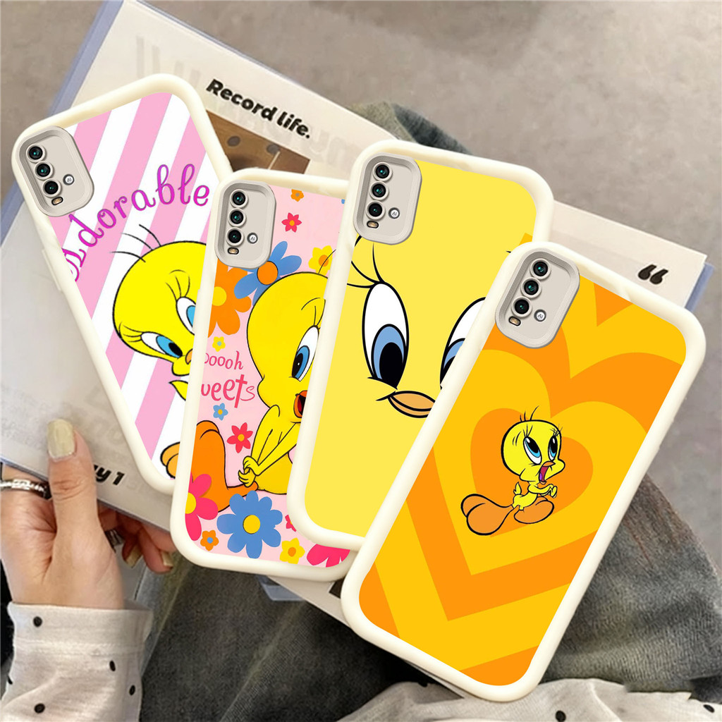 WA46 Tweety BirdปลอกสําหรับHpชุบXiaomi Redmi PocoหมายเหตุA1 A3X 13T A3 10T 11SE C61 M5S A2 NFC 9C C7