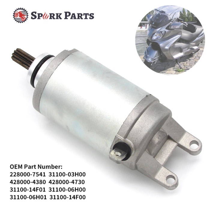 31100-14F01 Starter Motor Assembly for Suzuki AN250 AN400 Burgman 125 200 250 400 150  UH125 UH200