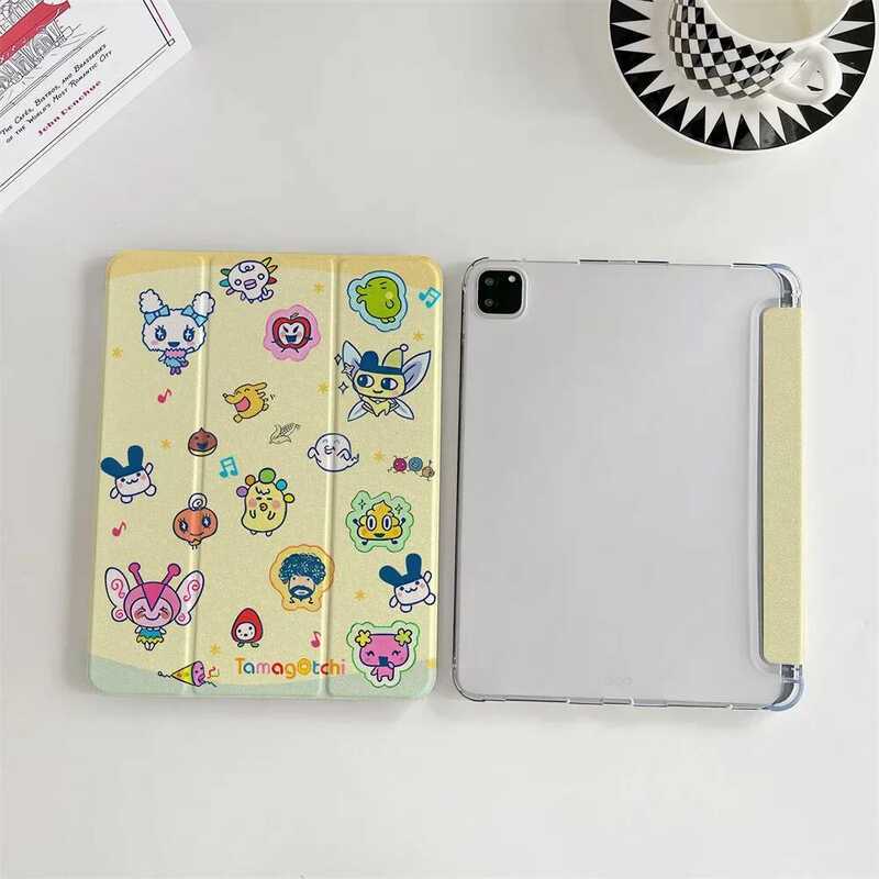 ▥ Funny Cartoon With Pen Holder For 2024 Pro 11 Air3 10.5 Ipad 10Th 10.9 Air 7 8 10.2 9.7 Inch