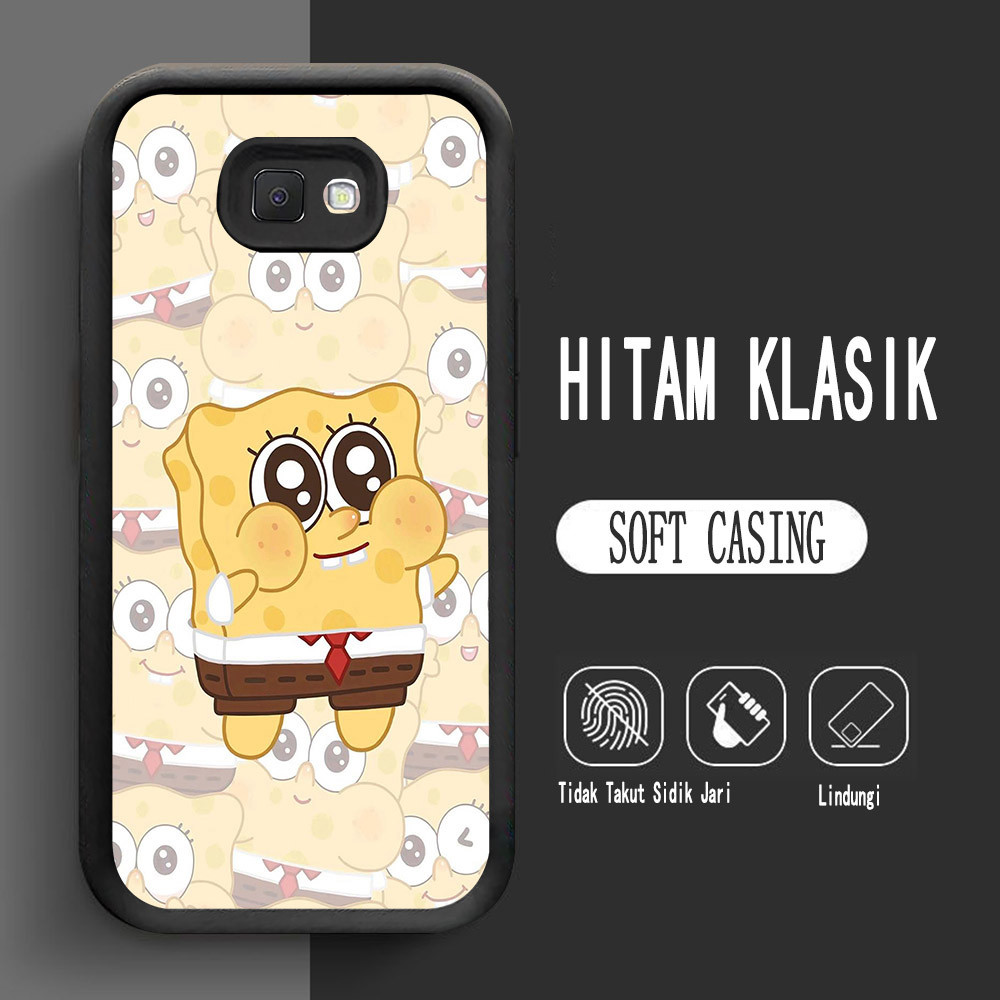 เคสสําหรับ Samsung J4 J2 J7 J6 Prime Plus Pro Soft L-3 SpongeBob น่ารัก